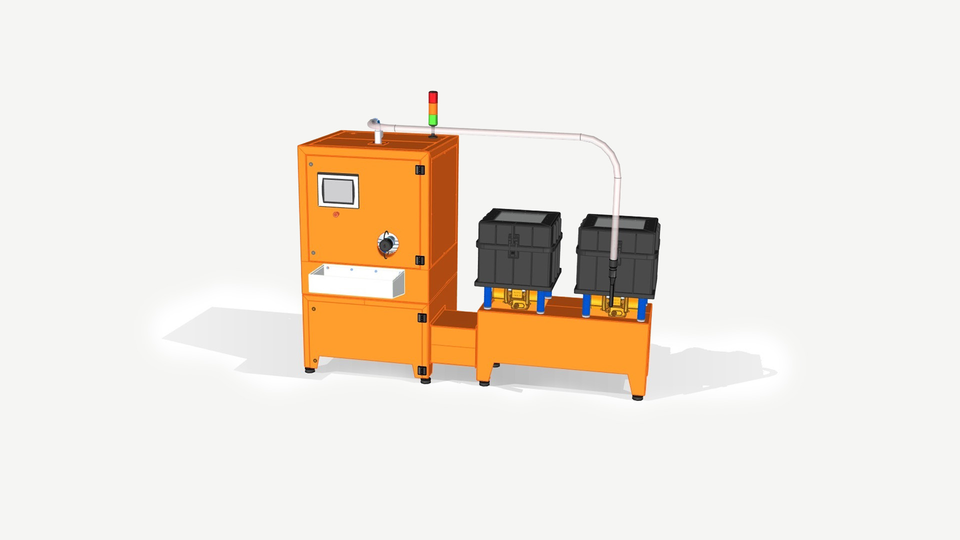 Modello CAD tecnico del macchinario